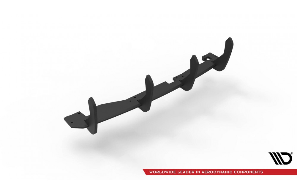 Street Pro Rear Diffuser V.1 BMW 4 M-Pack F32 - Black