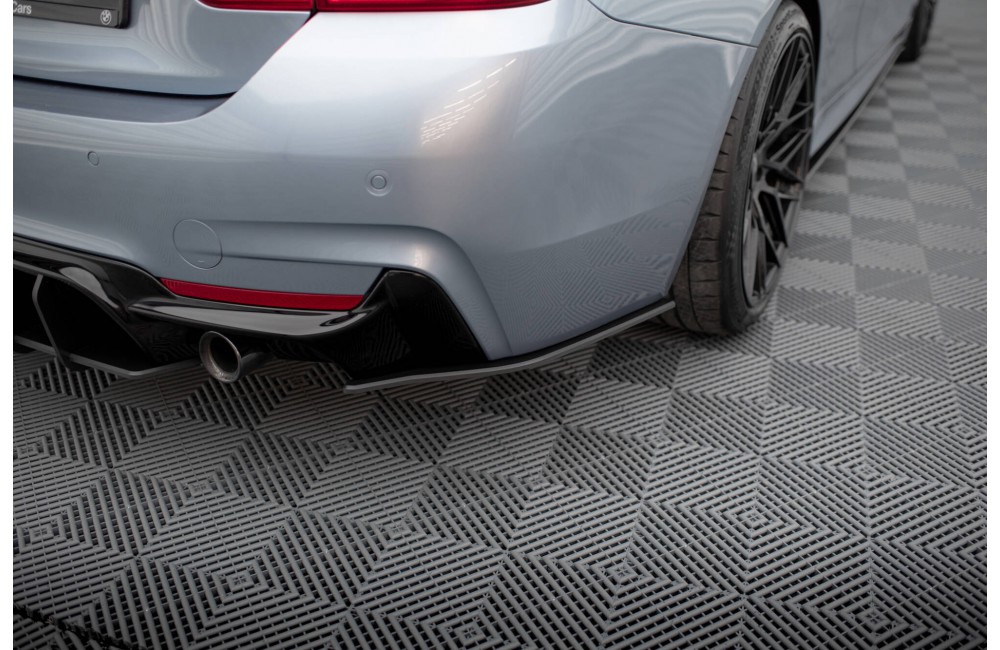 Street Pro Rear Side Splitters BMW 435i Coupe M-Pack F32 - Black