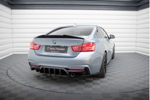 Street Pro Rear Side Splitters BMW 435i Coupe M-Pack F32 - Black