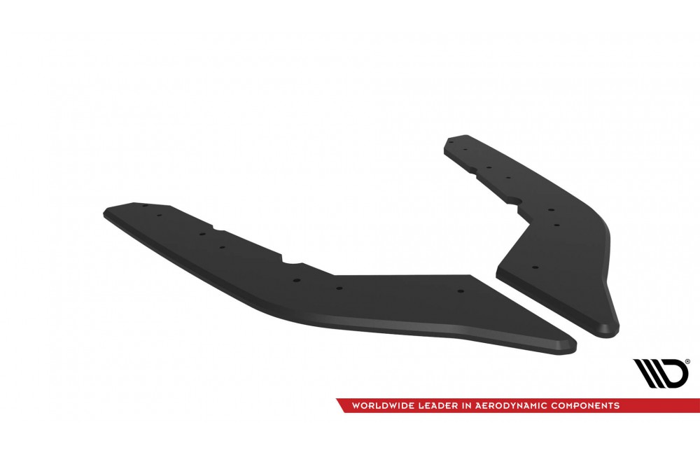 Street Pro Rear Side Splitters BMW 435i Coupe M-Pack F32 - Black