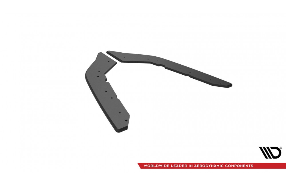 Street Pro Rear Side Splitters BMW 435i Coupe M-Pack F32 - Black