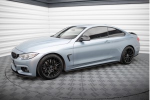 Street Pro Side Skirts Diffusers BMW 4 Coupe / Gran Coupe / Cabrio M-Pack F32 / F36 / F33 - Black Street Pro Side Skirts Diffusers BMW 4 Coupe / Gran Coupe / Cabrio M-Pack F32 / F36 / F33 - Black
