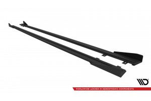 Street Pro Side Skirts Diffusers + Flaps BMW 4 Coupe / Gran Coupe / Cabrio M-Pack F32 / F36 / F33 - Black + Gloss Flaps Street Pro Side Skirts Diffusers + Flaps BMW 4 Coupe / Gran Coupe / Cabrio M-Pack F32 / F36 / F33 - Black + Gloss Flaps