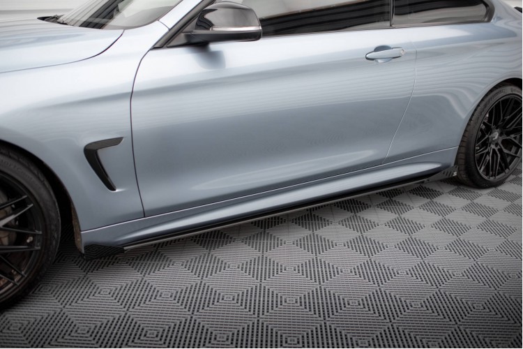 Street Pro Πλαϊνά Σκίρτ Diffusers + Flaps BMW 4 Coupe / Gran Coupe / Cabrio M-Pack F32 / F36 / F33