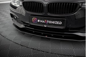 Street Pro Front Splitter BMW 4 Gran Coupe F36 - Black