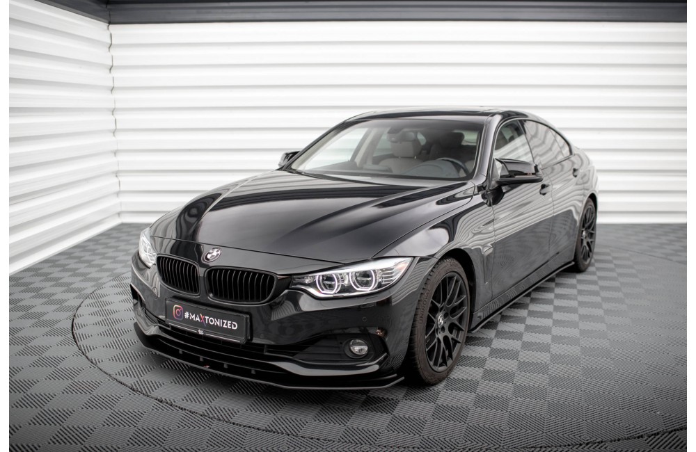 Street Pro Front Splitter BMW 4 Gran Coupe F36 - Black