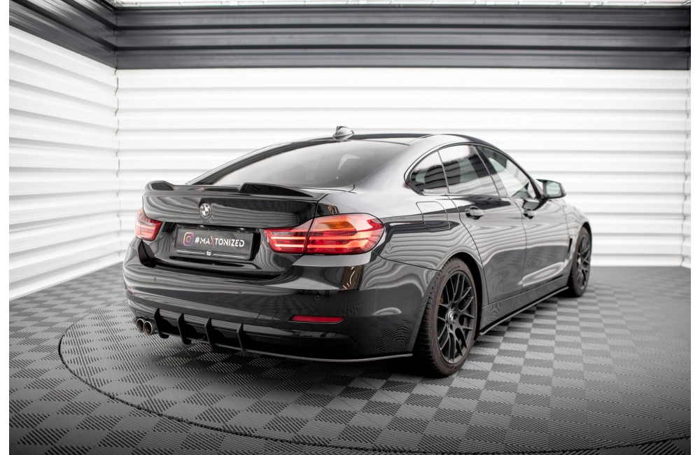 Street Pro Rear Diffuser BMW 4 Gran Coupe F36 - Black