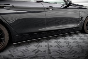 Street Pro Side Skirts Diffusers BMW 4 Gran Coupe F36 - Black