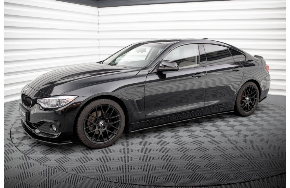 Street Pro Side Skirts Diffusers BMW 4 Gran Coupe F36 - Black