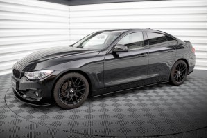 Street Pro Side Skirts Diffusers BMW 4 Gran Coupe F36 - Black