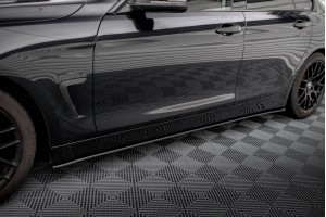 Street Pro Side Skirts Diffusers BMW 4 Gran Coupe F36 - Black