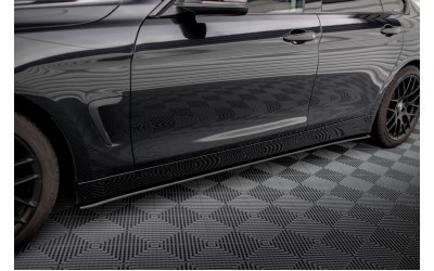 Street Pro Side Skirts Diffusers BMW 4 Gran Coupe F36 - Black