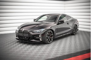Street Pro Front Splitter BMW 4 M-Pack / M440i G22 / G23 / G22 Facelift / G23 Facelift - Black