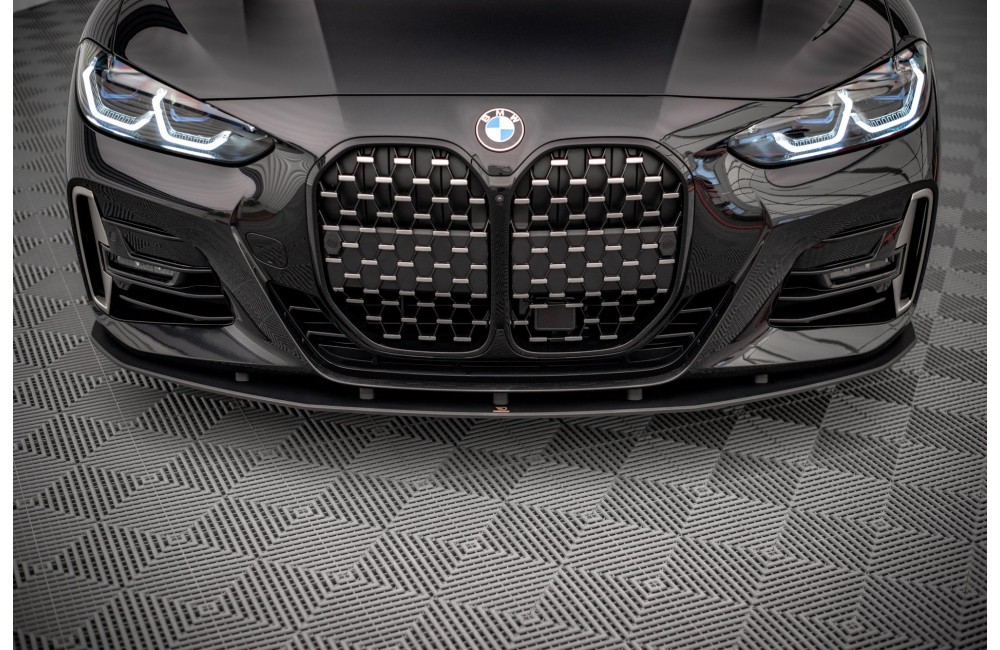 Street Pro Front Splitter BMW 4 M-Pack / M440i G22 / G23 / G22 Facelift / G23 Facelift - Black