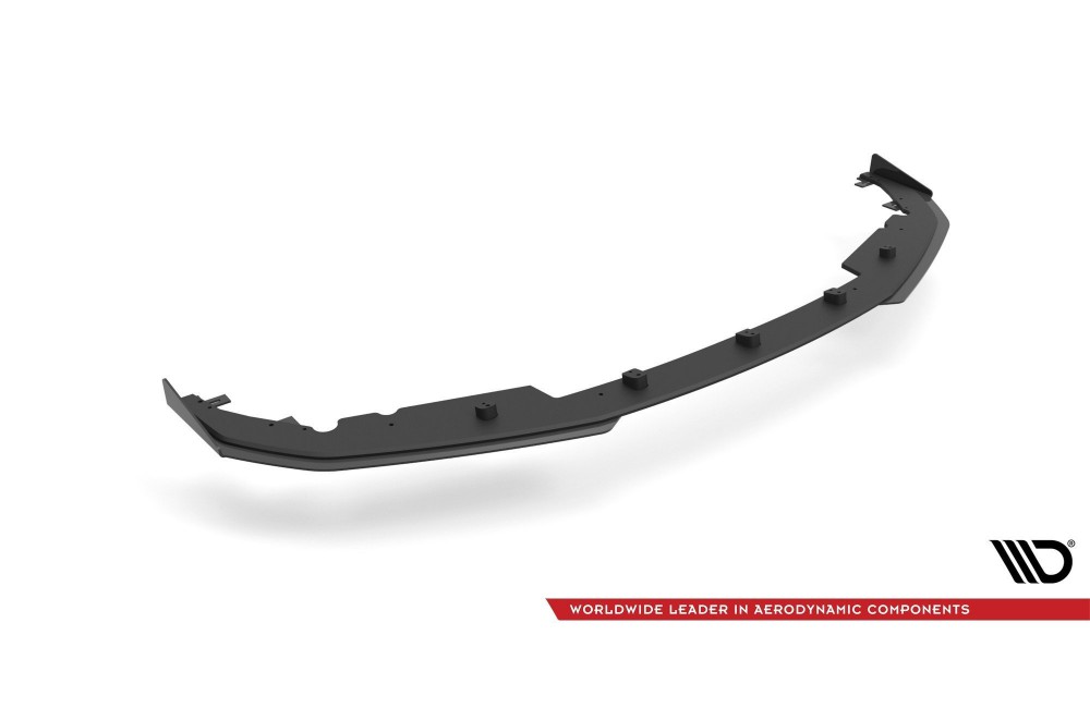 Street Pro Front Splitter + Flaps BMW 4 M-Pack / M440i G22 / G23 / G22 Facelift / G23 Facelift - Black + Gloss Flaps