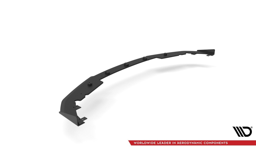 Street Pro Front Splitter + Flaps BMW 4 M-Pack / M440i G22 / G23 / G22 Facelift / G23 Facelift - Black + Gloss Flaps