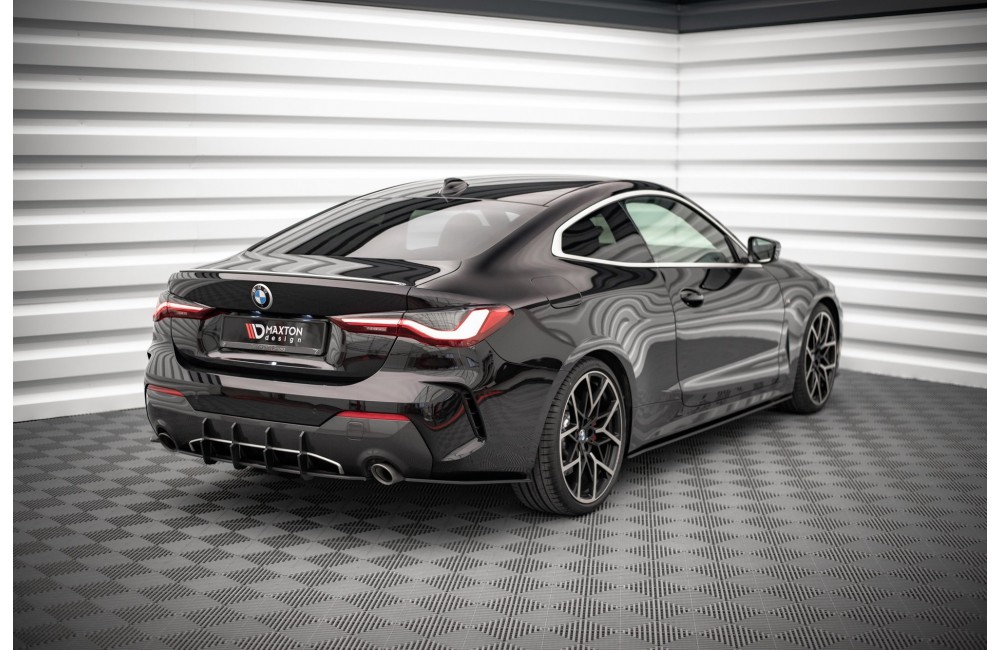 Street Pro Rear Side Splitters BMW 4 M-Pack G22 / G23 / G22 Facelift / G23 Facelift - Black