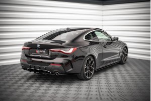 Street Pro Rear Side Splitters BMW 4 M-Pack G22 / G23 / G22 Facelift / G23 Facelift - Black