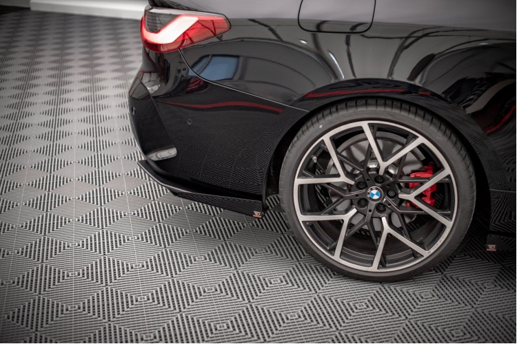 Street Pro Πίσω Πλευρικοί Splitters + Flaps BMW 4 M-Pack G22 / G23 / G22 Facelift / G23 Facelift