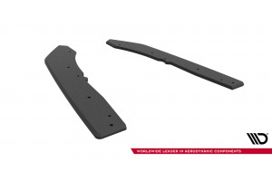 Street Pro Rear Side Splitters  BMW M440i  G22 / G23 / G22 Facelift / G23 Facelift - Black