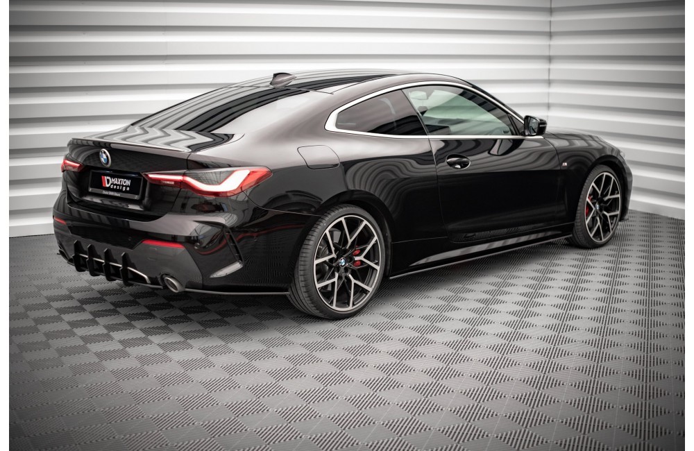 Street Pro Side Skirts Diffusers BMW 4 M-Pack / M440i G22 / G23 / G22 Facelift / G23 Facelift - Black Street Pro Side Skirts Diffusers BMW 4 M-Pack / M440i G22 / G23 / G22 Facelift / G23 Facelift - Black