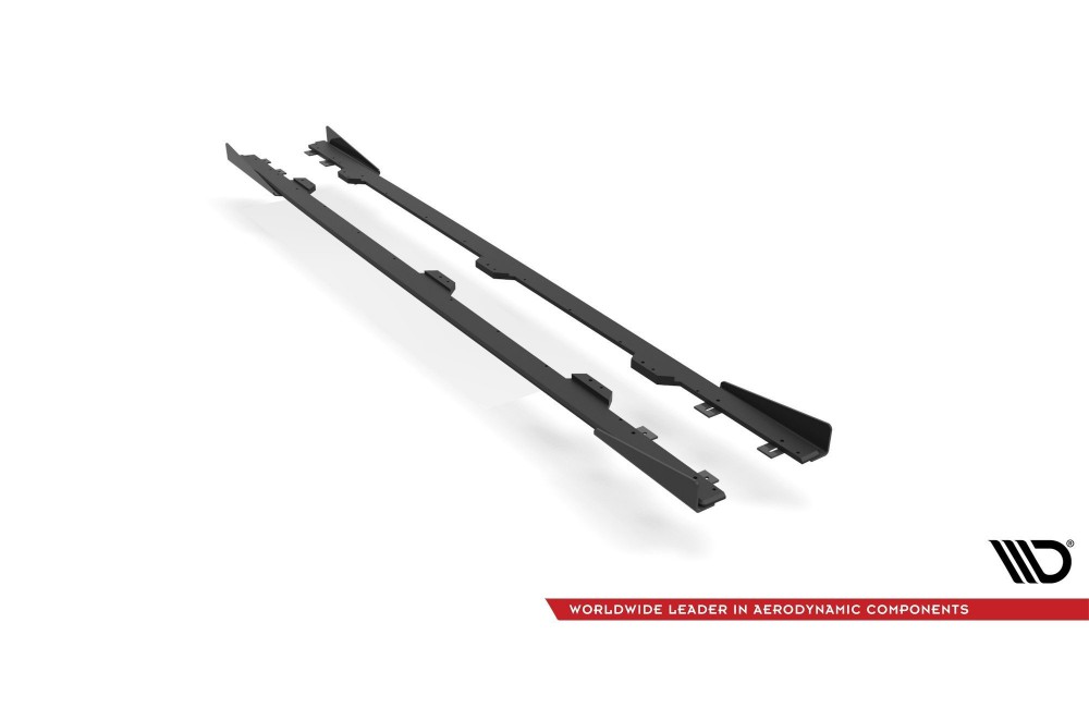 Street Pro Side Skirts Diffusers + Flaps BMW 4 M-Pack / M440i G22 / G23 / G22 Facelift / G23 Facelift - Black + Gloss Flaps Street Pro Side Skirts Diffusers + Flaps BMW 4 M-Pack / M440i G22 / G23 / G22 Facelift / G23 Facelift - Black + Gloss Flaps