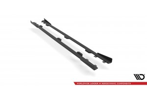 Street Pro Side Skirts Diffusers + Flaps BMW 4 M-Pack / M440i G22 / G23 / G22 Facelift / G23 Facelift - Black + Gloss Flaps Street Pro Side Skirts Diffusers + Flaps BMW 4 M-Pack / M440i G22 / G23 / G22 Facelift / G23 Facelift - Black + Gloss Flaps