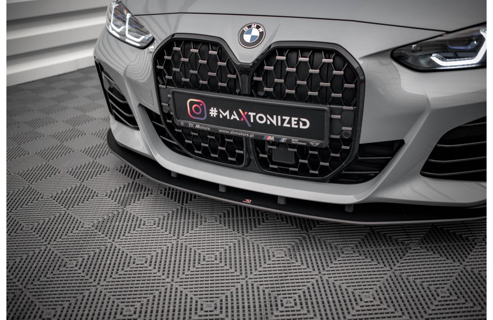 Street Pro Front Splitter BMW 4 Gran Coupe M-Pack G26 - Black
