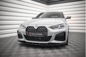 Street Pro Front Splitter BMW 4 Gran Coupe M-Pack G26 - Black