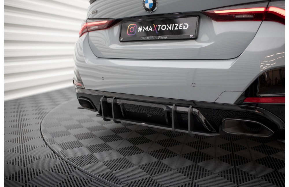 Street Pro Rear Diffuser BMW 4 Gran Coupe M440i G26 - Black