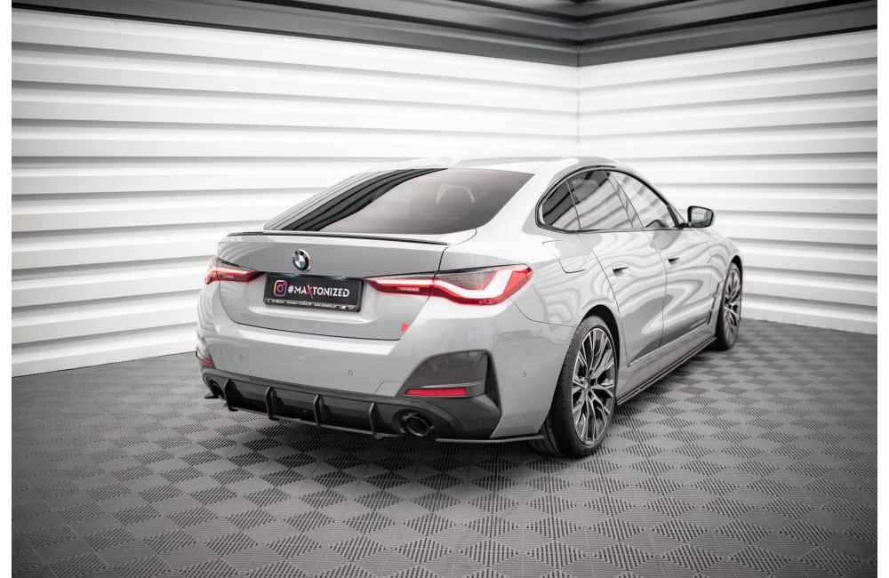 Street Pro Rear Side Splitters BMW 4 Gran Coupe M-Pack G26 - Black