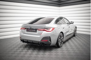 Street Pro Rear Side Splitters BMW 4 Gran Coupe M-Pack G26 - Black
