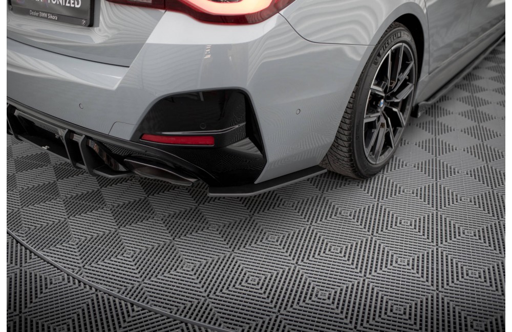 Street Pro Rear Side Splitters BMW 4 Gran Coupe M440i G26 - Black