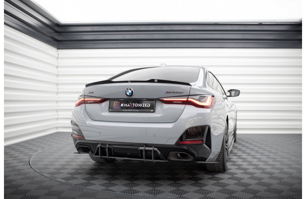 Street Pro Rear Side Splitters BMW 4 Gran Coupe M440i G26 - Black