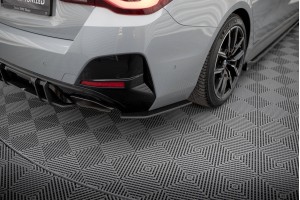 Street Pro Rear Side Splitters BMW 4 Gran Coupe M440i G26 - Black