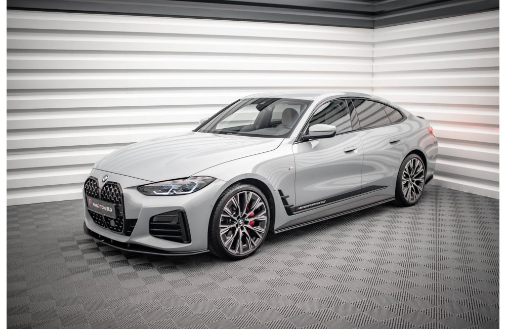 Street Pro Side Skirts Diffusers BMW 4 Gran Coupe M-Pack G26 - Black
