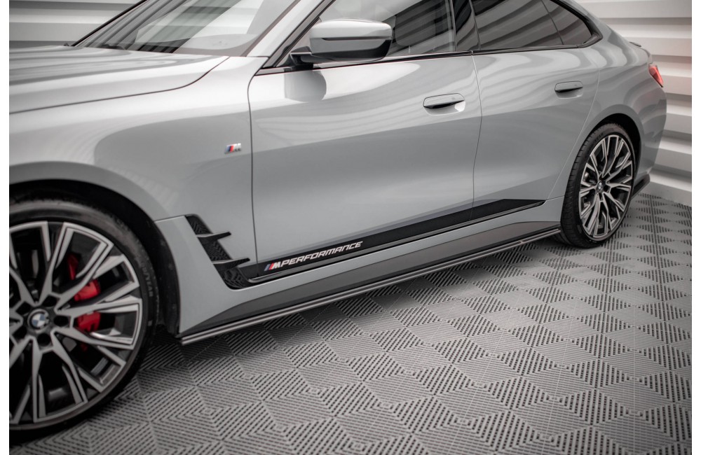 Street Pro Side Skirts Diffusers BMW 4 Gran Coupe M-Pack G26 - Black
