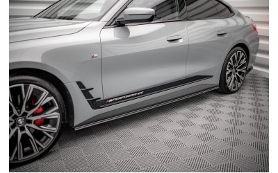 Street Pro Side Skirts Diffusers BMW 4 Gran Coupe M-Pack G26 - Black