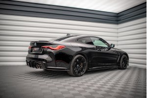 Street Pro Rear Side Splitters BMW M4 G82 - Black