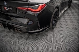Street Pro Rear Side Splitters BMW M4 G82 - Black