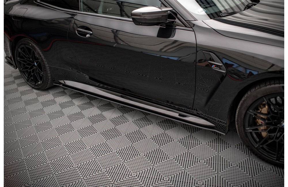 Street Pro Side Skirts Diffusers BMW M4 G82 - Black