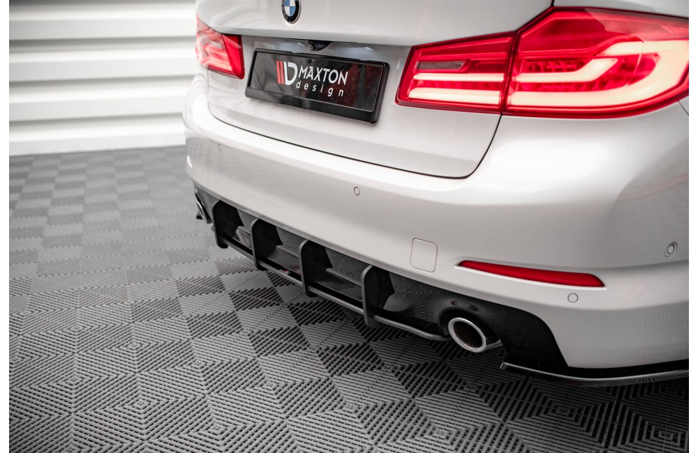 Street Pro Rear Diffuser BMW 5 Sedan G30 - Black