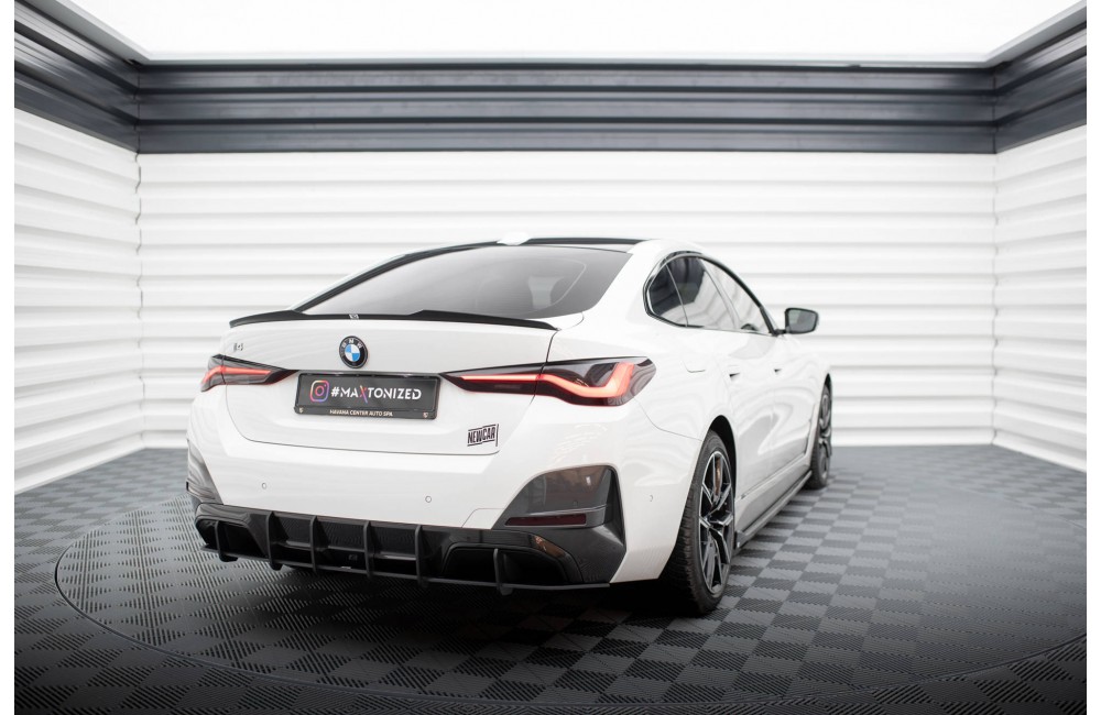 Street Pro Rear Diffuser BMW i4 M-Pack G26 - Black