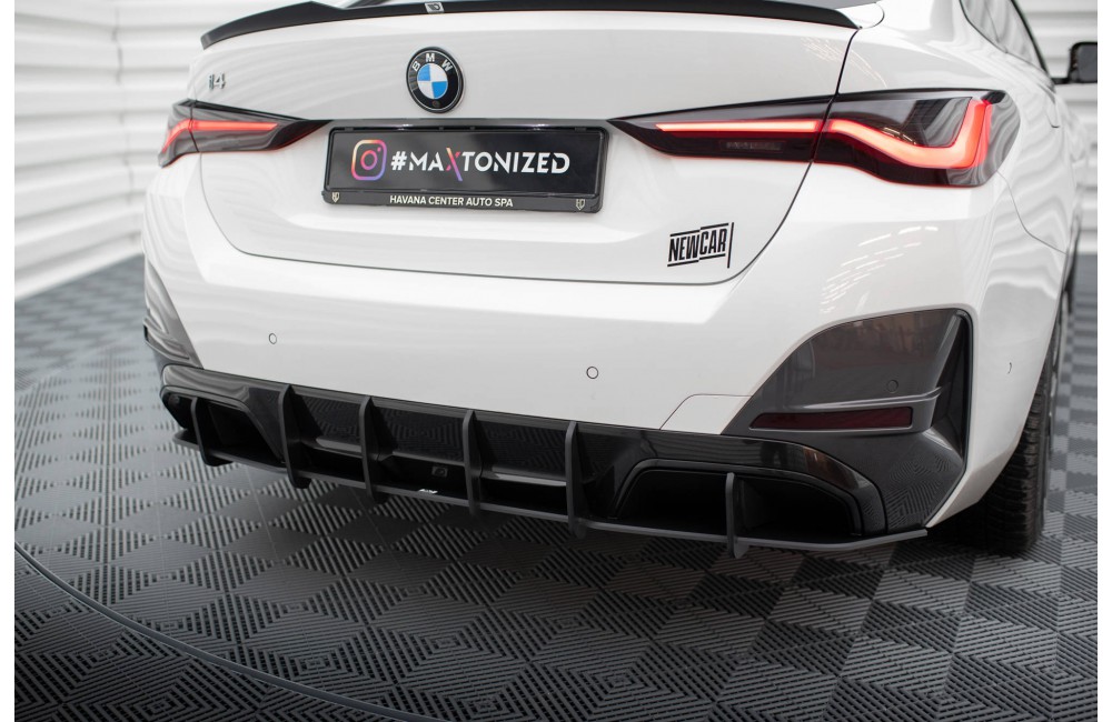 Street Pro Rear Diffuser BMW i4 M-Pack G26 - Black