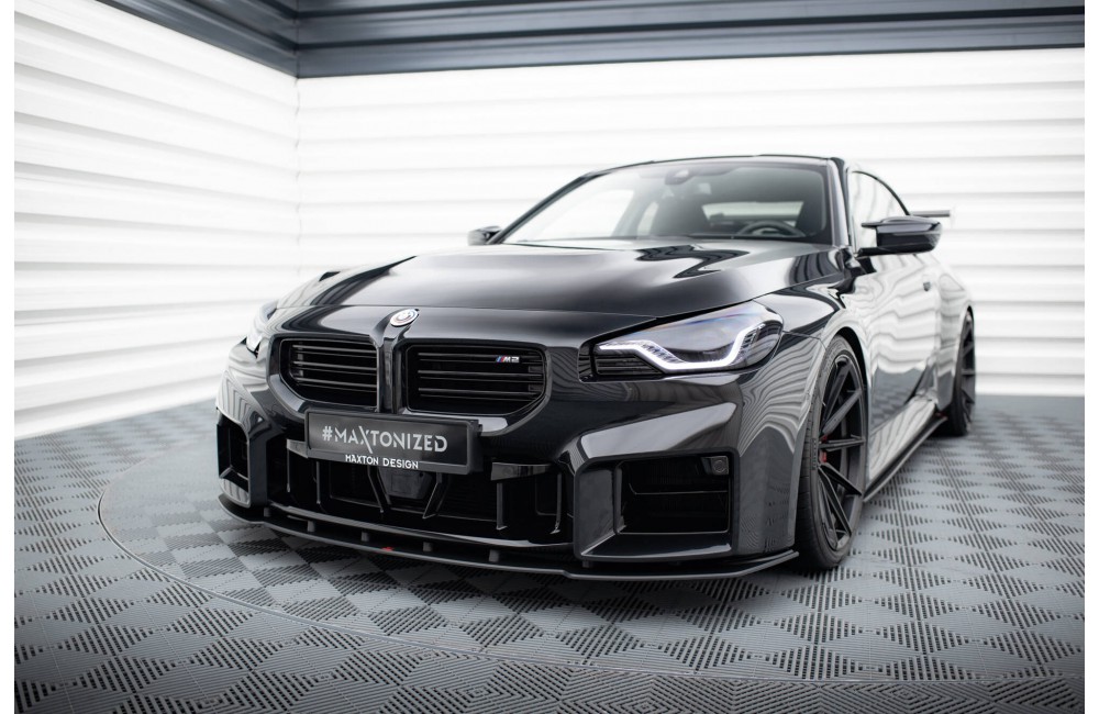 Street Pro Front Splitter V.1 BMW M2 G87 - Black