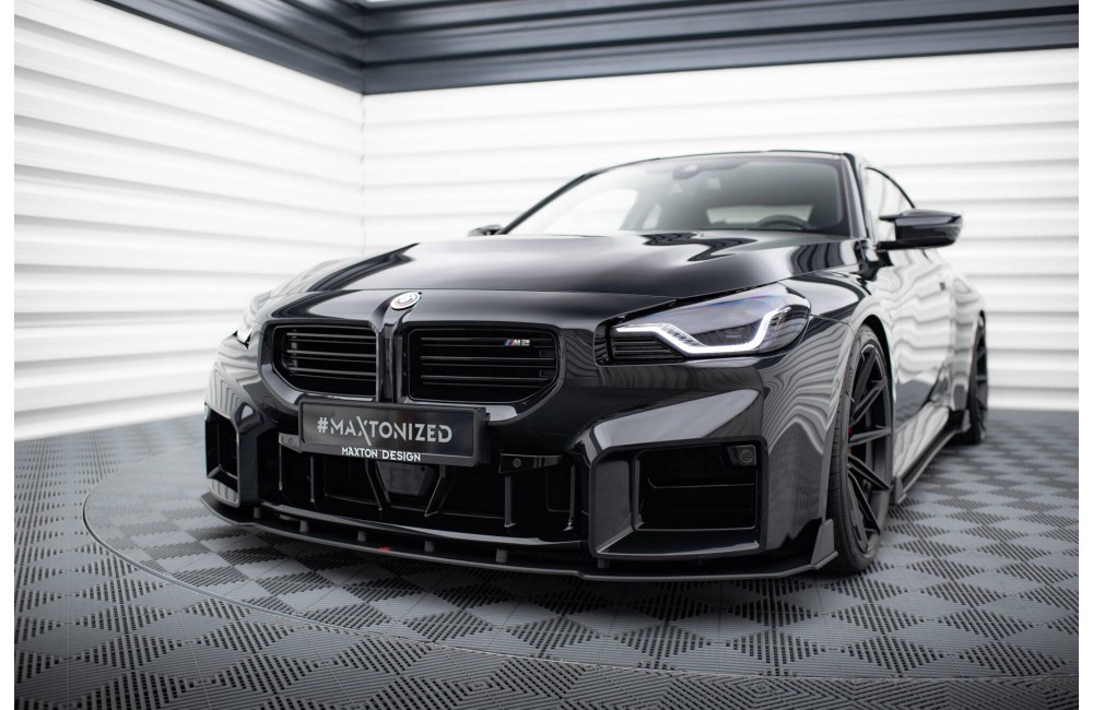 Street Pro Front Splitter V.2 BMW M2 G87 - Black