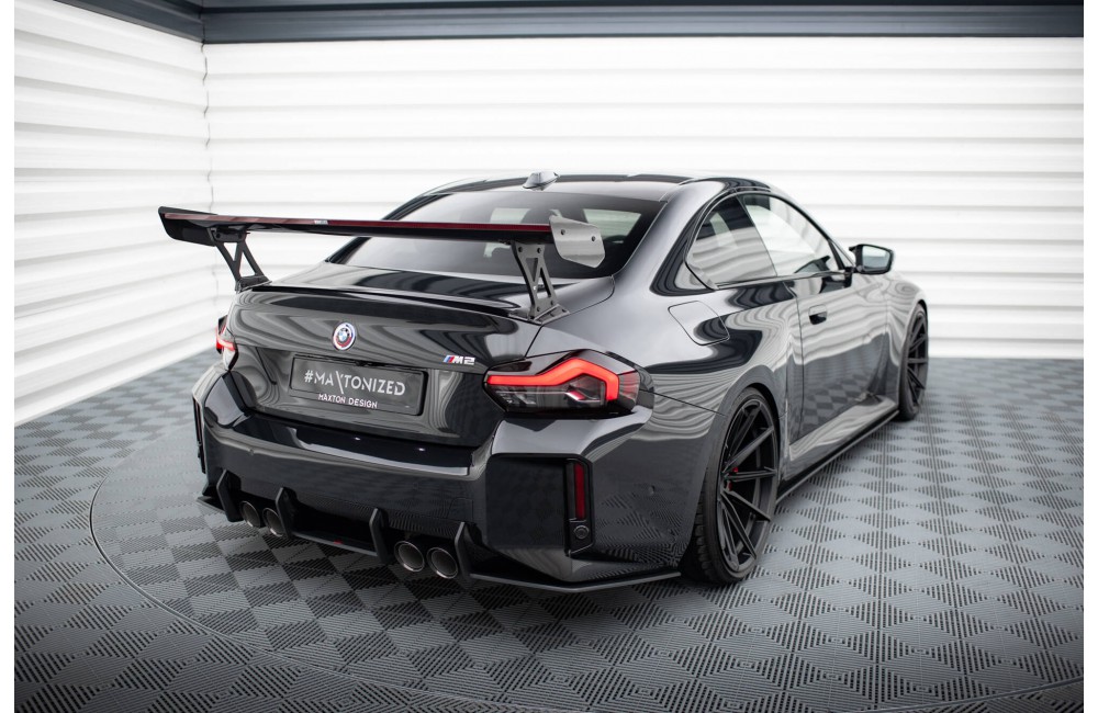Street Pro Rear Side Splitters V.1 BMW M2 G87 - Black