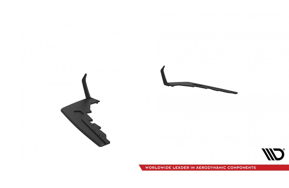 Street Pro Rear Side Splitters V.1 BMW M2 G87 - Black