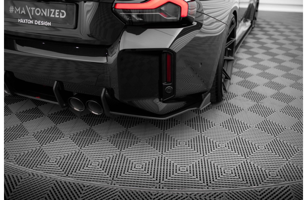 Street Pro Rear Side Splitters V.2 BMW M2 G87 - Black Street Pro Rear Side Splitters V.2 BMW M2 G87 - Black