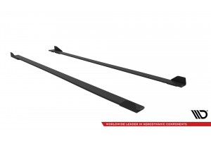 Street Pro Side Skirts Diffusers V.1 + Flaps BMW M2 G87 - Black + Gloss Flaps Street Pro Side Skirts Diffusers V.1 + Flaps BMW M2 G87 - Black + Gloss Flaps